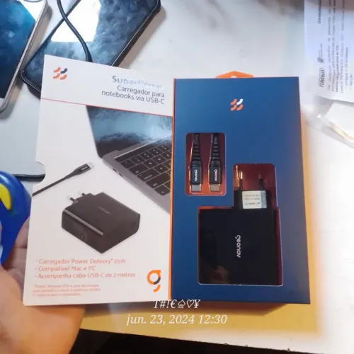 Carregador 65 W Novo lacrado