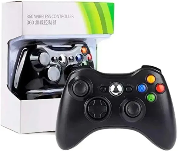 CONTROLE JOYSTICK XBOX 360 SEM FIO