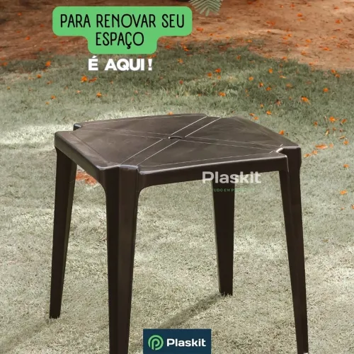 Mesa quadrada | de plástico 