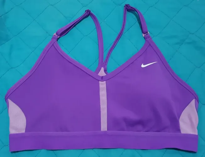 Top nike dri fit indy feminino Tam M