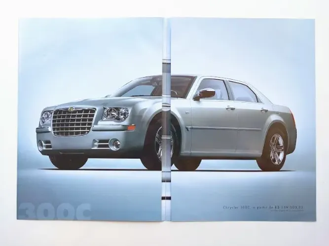 Chrysler 300C 2007 - Pôster original de revista com propaganda de época