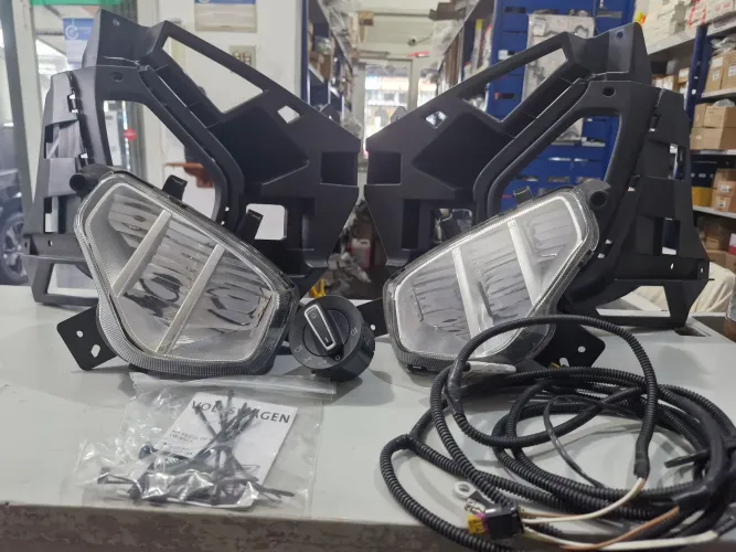 Kit Farol de milha Volkswagen Nivus 2021 a 2024 original
