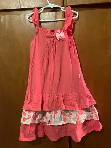 Vestido em algodão TAM 14 lindo usado 2 vezes