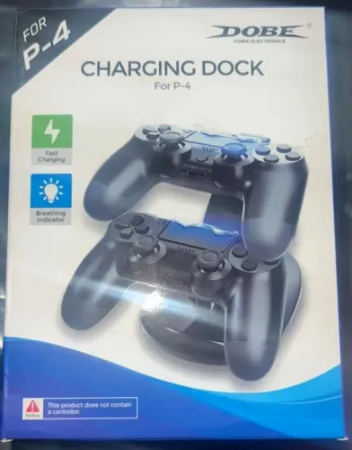Base Carregador Para Controle Ps4 Duplo Charging Dock