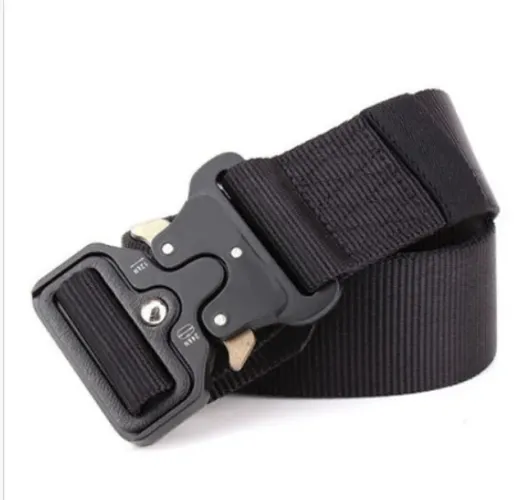 Cinto Tatico com fivela de engate rapido ajustável 