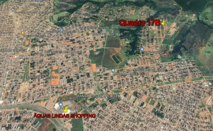 Terrenos de 210m² no Mansões Ilha Bela, em Águas Lindas de Goiás