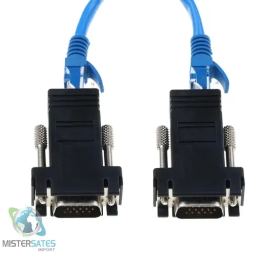 2 Adaptadores Extensor Vga Video Via Cabo Rede Rj45 - COD 473