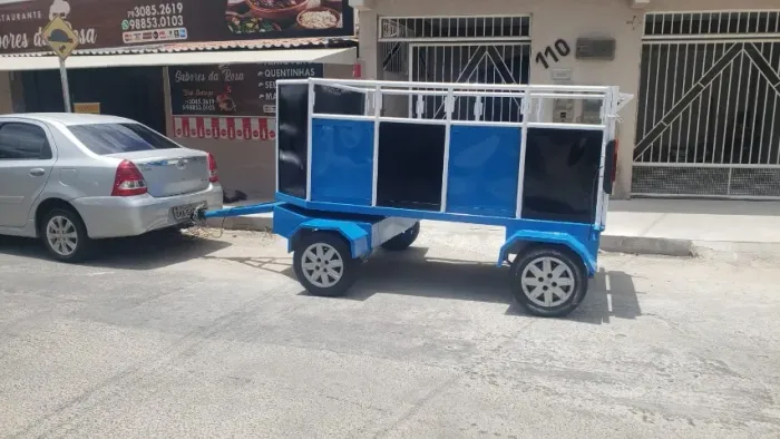 REBOQUE DOIS EIXOS ARTICULADOS