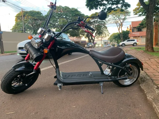 Moto Chopper Elétrica 2000W