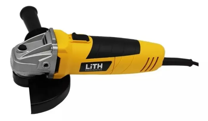Esmerilhadeira Angular Lith Profissional 600w 5 Pol 125mm 220v com Empunhadura