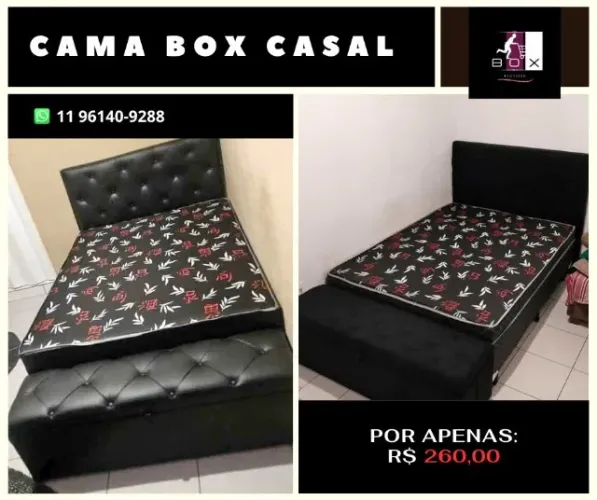 cama box casal 