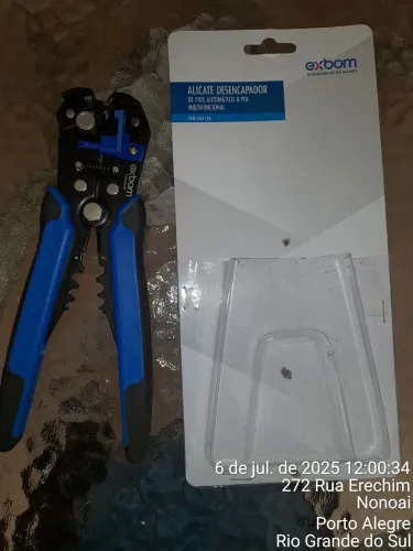 Alicate Desencapador de Fios Automático 8 Pol. Exbom