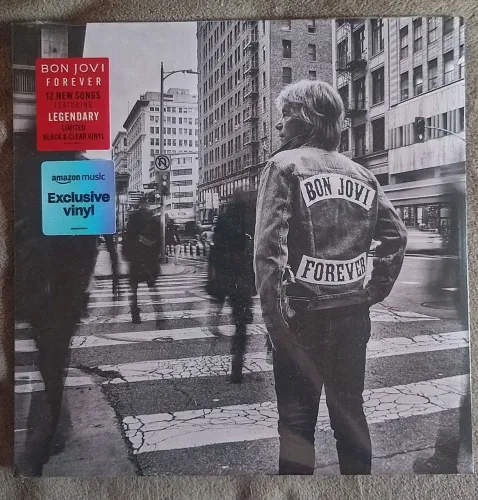 Vinil LP Bon jovi Forever - colorido - Lacrado - Frete Grátis