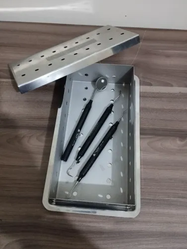 KIT ODONTOLÓGICO 6B EM INOX (USADO UMA ÚNICA VEZ)