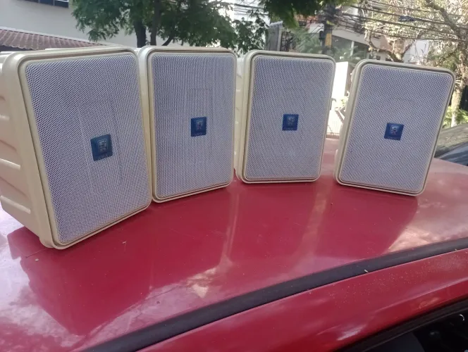 Kit com 04 caixas acústicas Staner WL3 75w