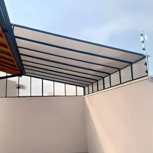 Estrutura e cobertura metálica