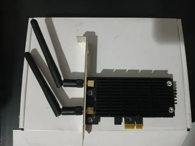 Placa de Rede - Adaptador Pci-e Sem Fio Wi-fi Ac1300 Archer T6e Dual Band