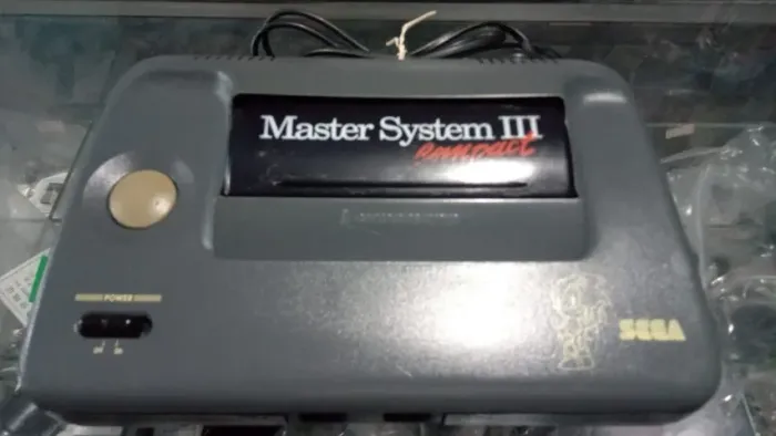 Master System L1 Com 1 Controle Original Mod Av Everdrive 1000 Jogos e Cabos