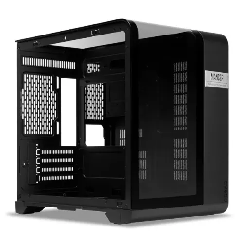 Gabinete Gamer Mancer CV400, Mid-Tower, Lateral de Vidro preto