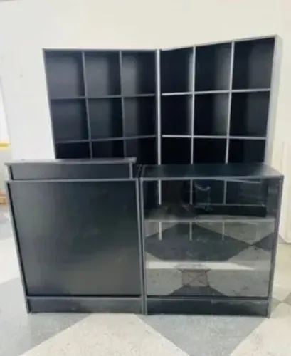 KIT COMPLETO - BALCÃO CAIXA + BALCÃO VITRINE + COLMEIA