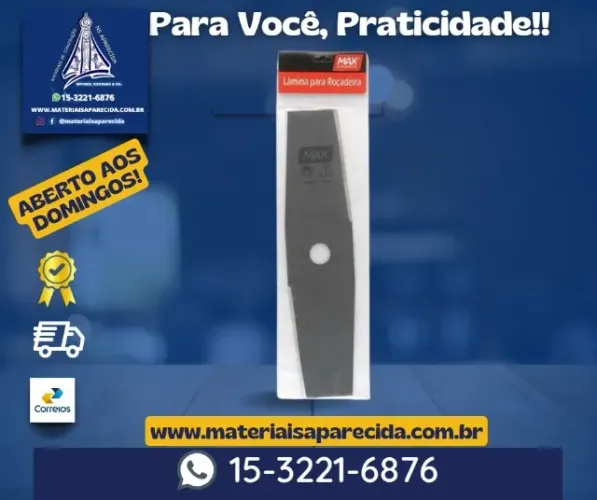 Lamina Cortador Grama 2 cortes Max 1 - novo