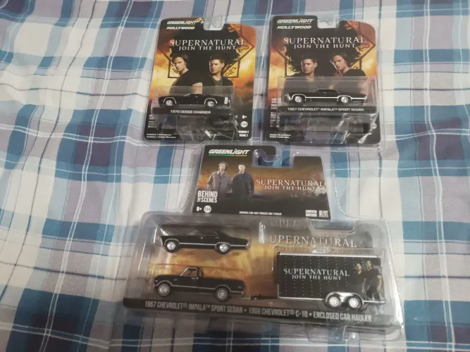 Carros da série Supernatural Greenlight 1:64