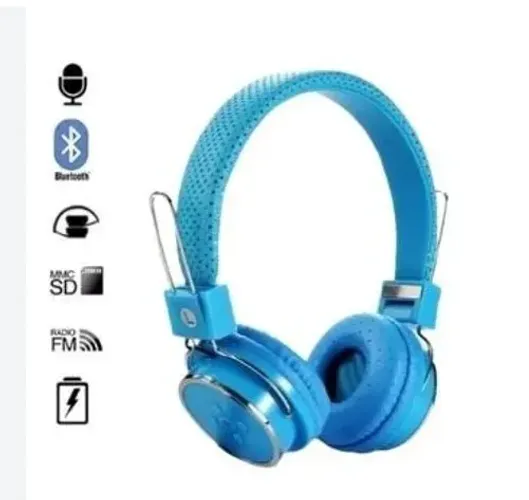 Fone Bluetooth Headphone Stereo Radio Fm Micro Sd Usb B05 MP3