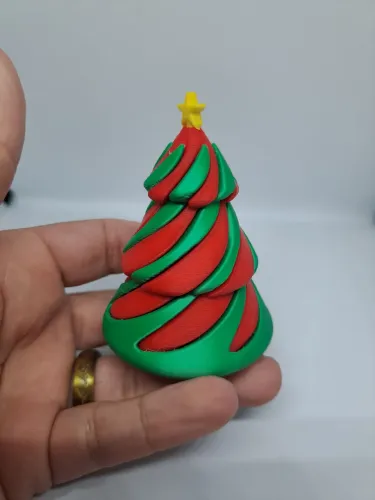Mini Árvore de Natal Espiral 3D