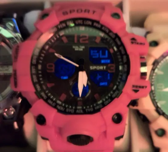 Relogio Masculino Vermelho