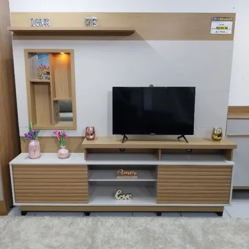 Nova - Estante Home - Home TV até 65" - Sala de star