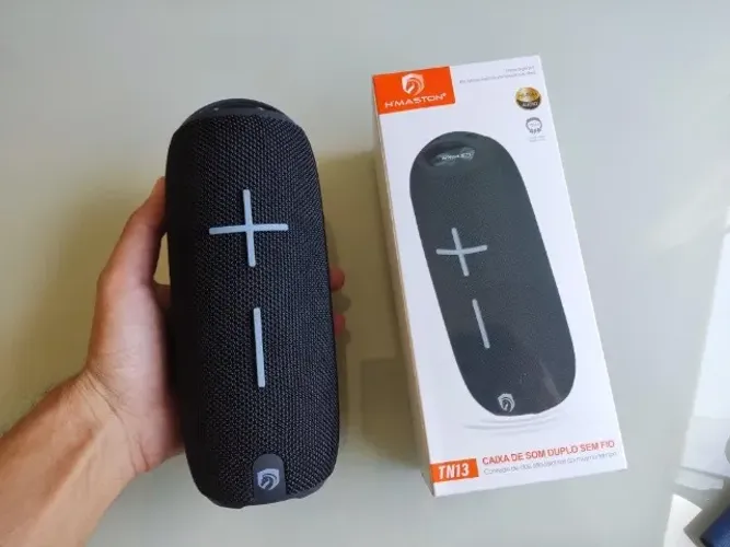 Caixa Som H'Maston TN13 USB Bluetooth Prova D'água