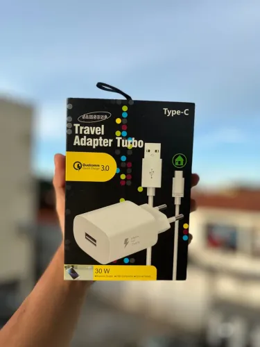 Carregador Turbo Samsung Tipo-C 30W Quick Charger