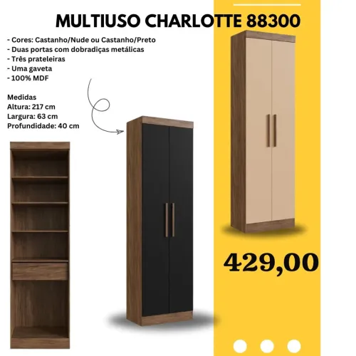 Multiuso / sapateira  Charlotte 88300 - FRETE GRATIS - ENTREGA HOJEEE !! 