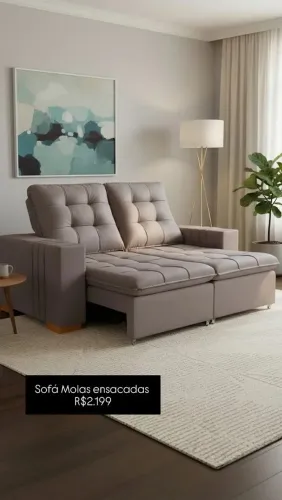 Sofá mola ensacadas