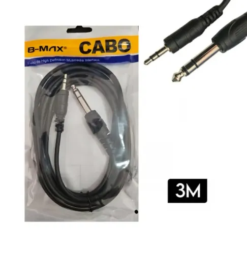 Cabo P2 Para P10  Estéreo 3M B-Max