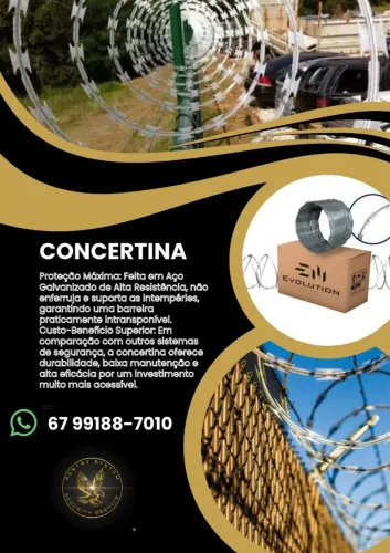Concertina de Alta Segurança: A Proteção Perimetral Definitiva!