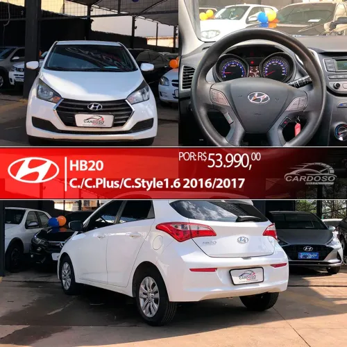 HB20 C./C.Plus/C.Style 1.6 Flex 16V Mec.