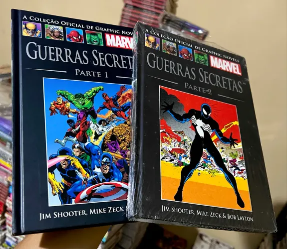 Guerras secretas salvat parte 1 e 2 completa, parte dois ainda lacrada.
