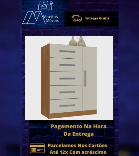 GRANDE PROMOÇÃO CÔMODAS ENTREGA GRÁTIS COM VÁRIOS MODELOS E CORES