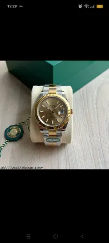 ROLEX DATE JUST/ PULSEIRA MISTA / SUPER CLONE 