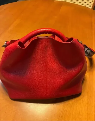 Bolsa vermelha de couro Schütz
