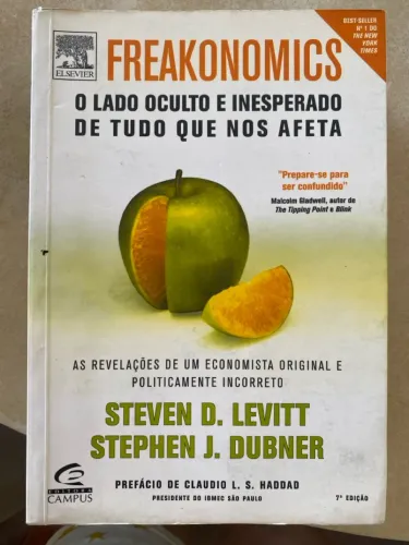 Livro Freaknomics - muito bom 