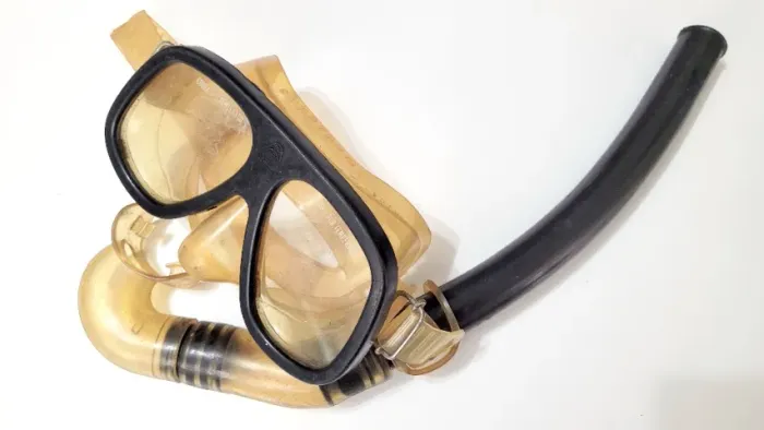 Máscara Cobra Sub Superpuma de silicone com snorkel 