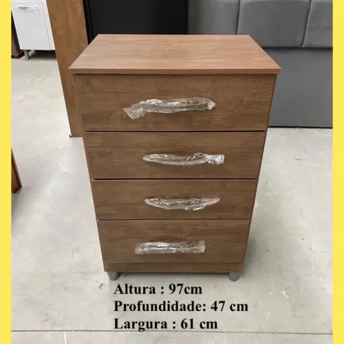 Cômoda com 4 gavetas - entregamos hoje