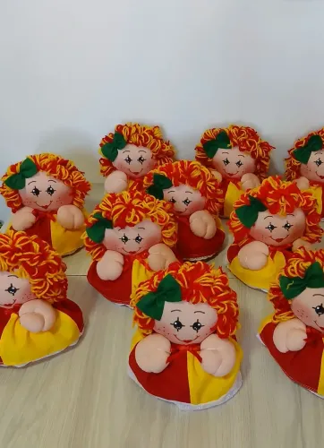 Bonecas Emília Centros de Mesa 10 unidades