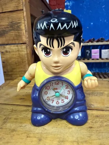Despertador Vintage Yusuke Urameshi - Yu Yu Hakusho - Anos 90 - RARO! ? ? Detalhes Técn