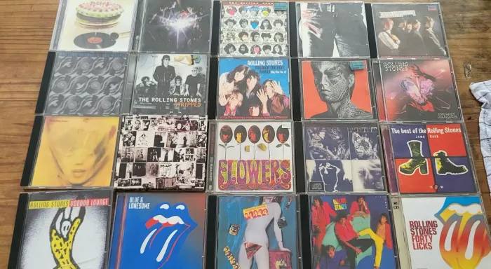 Coleção de cds da banda Rolling Stones 20 cds 