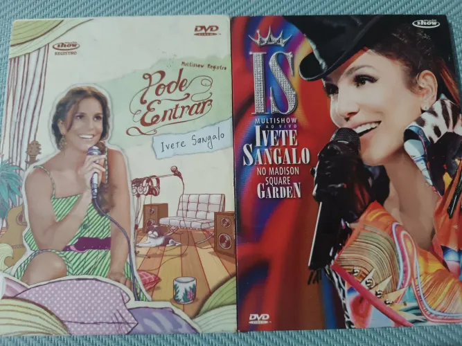 2 DVD's Ivete Sangalo - Pode Entrar e Madison Square Garden