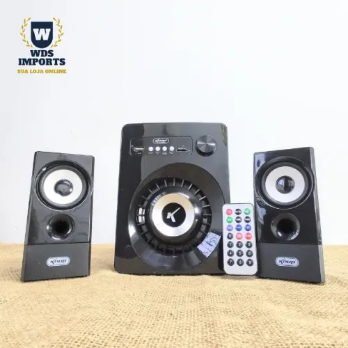 Caixa De Som para Pc e Tv Amplificada 2.1 Subwoofer