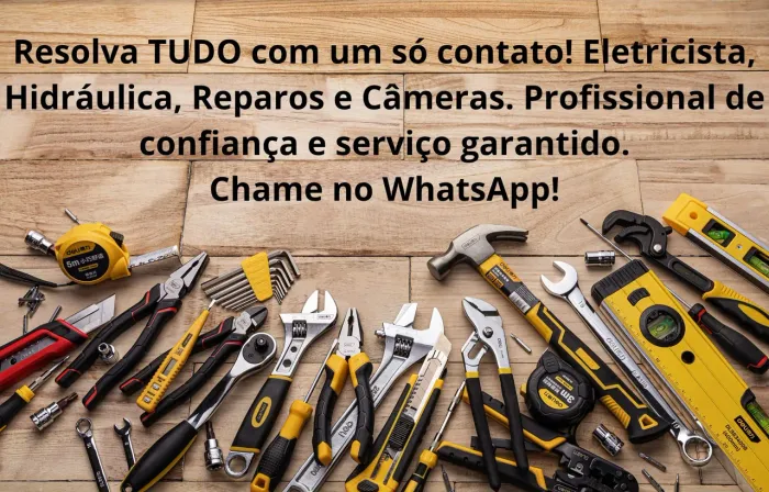 FAZ TUDO em Sinop | Eletricista, Hidráulica, Jardinagem e Reparos Rápidos!